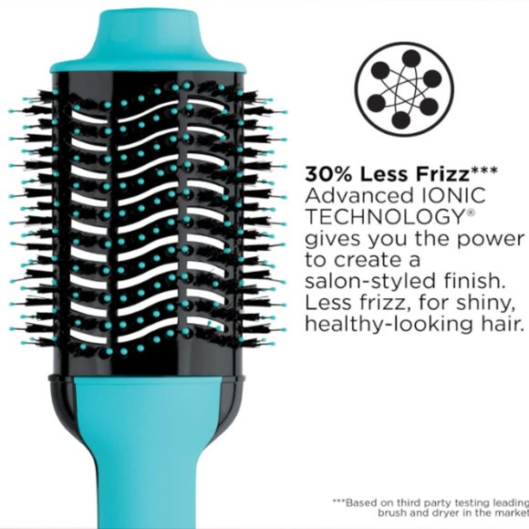 REVLON One-Step Volumizer Original 1.0 Hair Dryer and Hot Air Brush in Mint - Picture 5 of 6